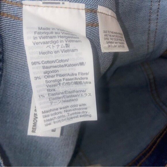 Madewell Stretch Denim A-Line Mini Skirt in Salisbury Wash Patch Pocket Edition - Picture 8 of 8